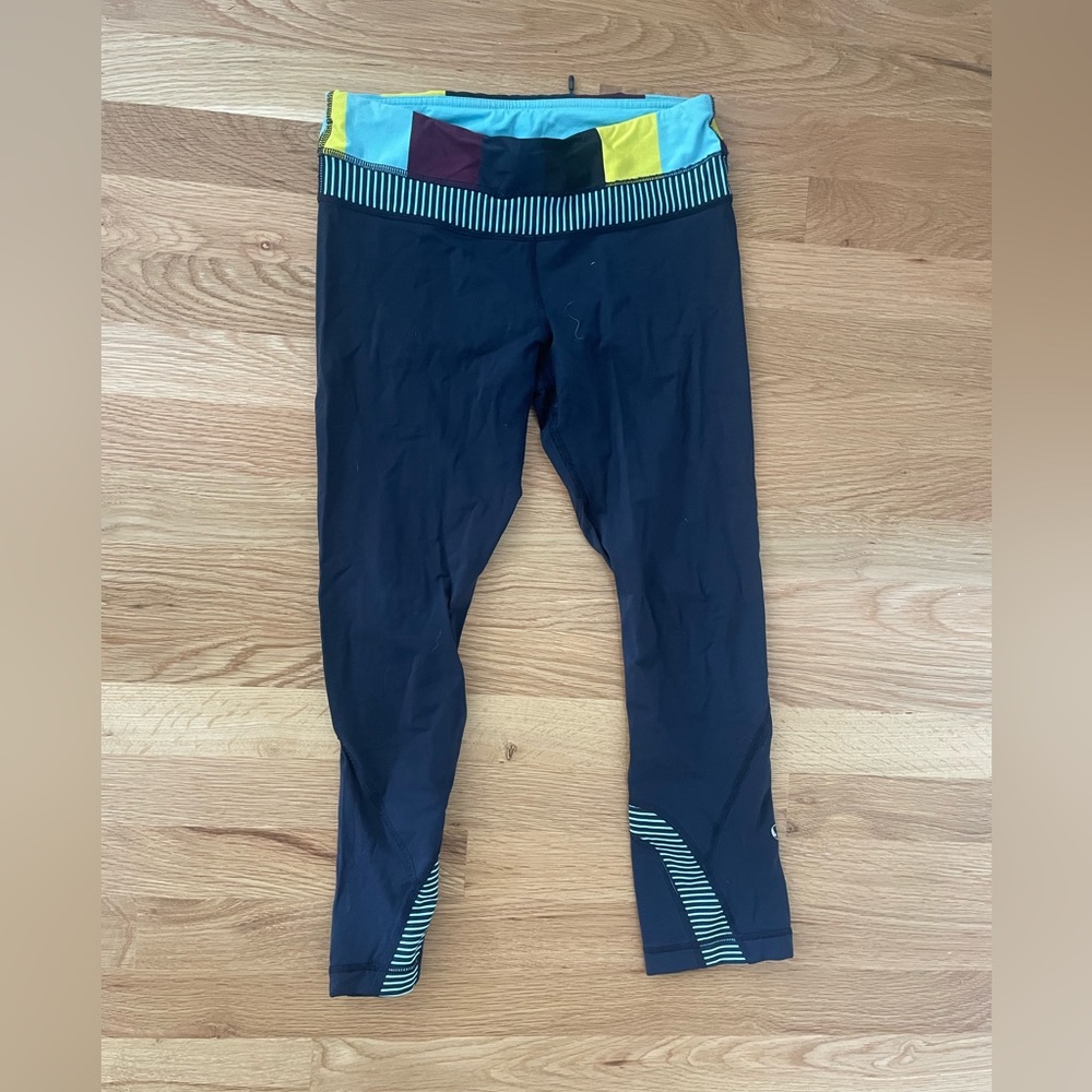 Lululemon cropped running tights